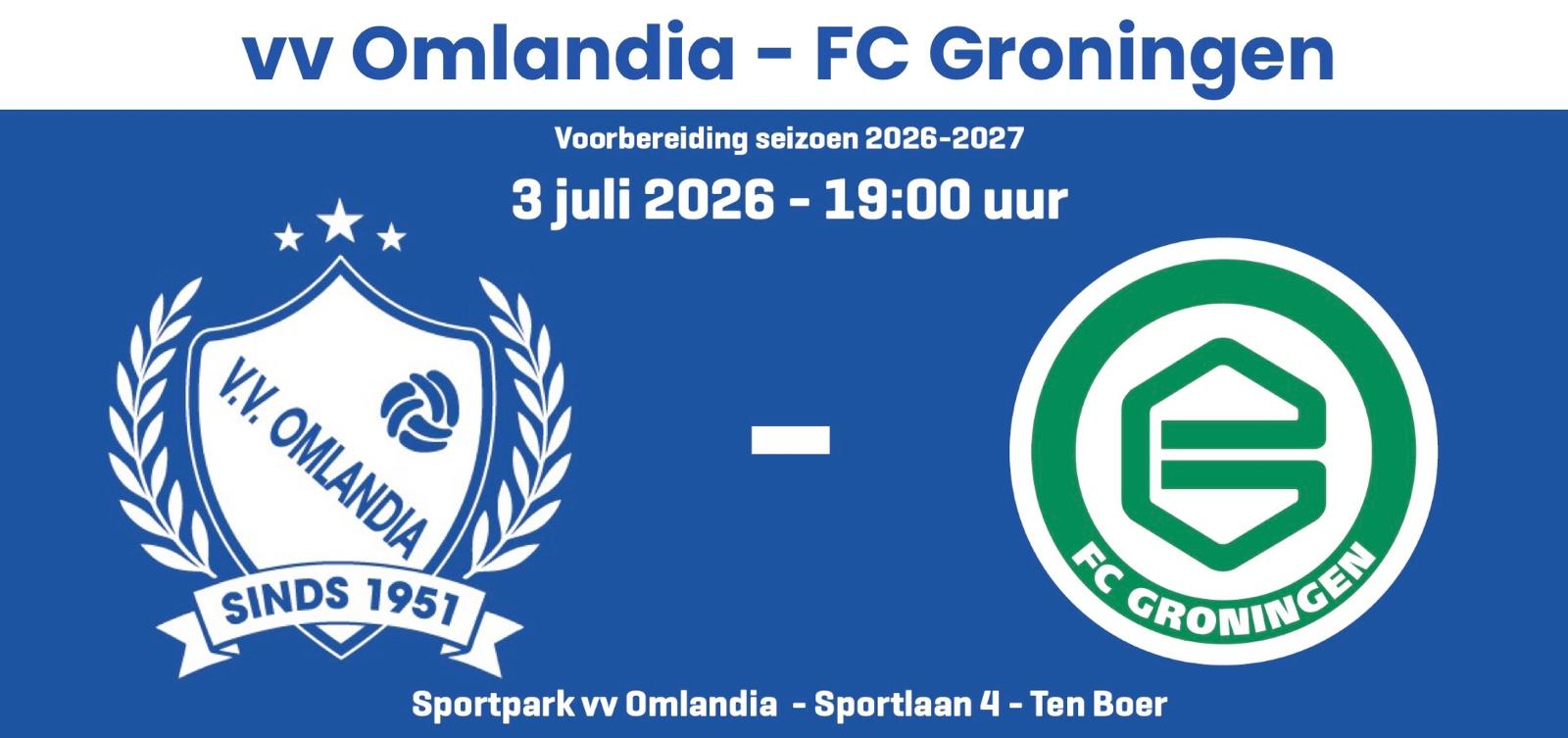 FC Groningen komt naar Ten Boer! Bestel hier je tickets!